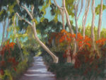 Thompson Creek Trail - Rose Ash, pastel artist